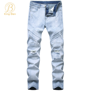 OEM ODM Пользовательские оптовые мужские модные джинсовые брюки 
