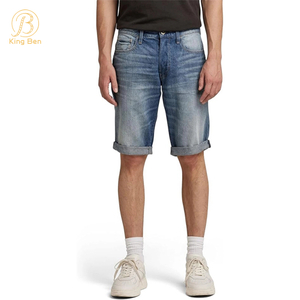 OEM ODM индивидуальный логотип уличная одежда мешковатые джинсовые шорты хлопковые мужские шорты джинсовые шорты-карго для мужчин