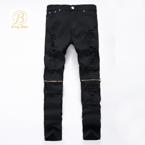 OEM ODM Пользовательские оптовые высококачественные хлопковые мужские модные джинсовые джинсы