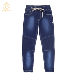 OEM ODM супер милые детские джинсы модные синие джинсовые мини-джинсы для маленьких мальчиков брюки для детей джинсовая фабрика